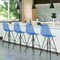Leisuremod Cresco Acrylic Barstool - Modern ABS Plastic Counter Stool with Steel Legs & Footrest CRBL-30TBU - alternate 10