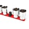 Tekton 3/4 Inch Drive x 18 Inch Socket Rail, 10 Clips (Red) OSR33110 - alternate 5