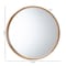 Baxton Studio Tazara Japandi Natural Round Accent Wall Mirror 247-13724-ZORO - alternate 4