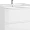 Homeroots 24" White Wood Freestanding Bathroom Vanity With White Sink And Three Drawers 624132 - alternate 5