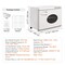 Vevor Hot Towel Warmer 23L Towel Warmer Cabinet with Two Stainless Steel Racks RTD-23A - alternate 8