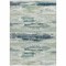 Homeroots 9' X 12' Mint Green Ivory And Denim Blue Abstract Washable Indoor Outdoor Area Rug 612537 - alternate 9