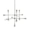 Homeroots Gold And Black Sputnik Multi Light Metal and Glass Dimmable Chandelier 611352 - alternate 4