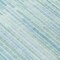 Homeroots 8' Turquoise And Pale Aqua Round Striped Washable Indoor Outdoor Area Rug 631571 - alternate 6