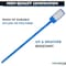 Kable Kontrol Write On Zip Tie Tags, 6in L, 40 Lbs Strength, 1-3/8in x 5/8in Flag Size, 100Pcs, Blue, 100PK CTWO-NF-6-40-BL - alternate 7