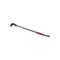 Crescent CODE RED Series Pry Bar, 30 in L, Flat End, Nail Slot Tip, Steel, Black, 4-1/8 in W DB30X - alternate 10