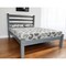 Homeroots Gray Solid Wood Full Bed Frame 546753 - alternate 8