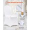 Vevor 30PCS White Stretch Spandex Folding Chair Covers for Wedding Party Dining, 30PK RD-VV-16 - alternate 8