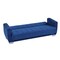 Homeroots 84" Blue Microfiber Convertible Futon Sleeper Sofa With Toss Pillows And Storage 607121 - alternate 7