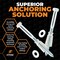 Xpose Safety 6 in Anchor Set, Anchor Lag Shield and Washer for Speed Bump/Wheel Stop on Concrete, 4 Pack CAS6-4-X - alternate 6