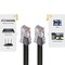 Sanoxy 3ft Cat5e 350 MHz UTP Assembled Ethernet Network Patch Cable, Black SNX-CBL-LDR-C5102-1005 - alternate 3