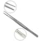 A2Z Scilab Culinary Tweezers, Blunt Serrated Jaws, 8 Inch, Stainless Steel Tongs A2Z-ZR1034 - alternate 1