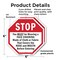 Signmission Stop You Must Be Wearing a Face Cov, 6 inch X 6 inch, Plastic Sign, 2PK OC-P-2PACK-6-53 - alternate 7