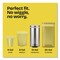 Glad 13 gal Trash Bags, 24 in x 27.38 in, Extra Heavy-Duty, .95 Mil, White, 240 PK 78902 - alternate 18