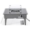 Leisuremod Walbrooke Outdoor Patio Aluminum Square Fire Pit Side Table with Lid and Fire Glass, Grey WGR-27-GL - alternate 10