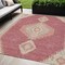 Homeroots 5' X 8' Blush Gray And Beige Oriental Washable Indoor Outdoor Area Rug 598389 - alternate 1
