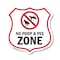 Signmission Dog Poop Shield Sign No Poop & Pee Zone, 6 Inch X 6 Inch, Plastic Sign SHI-P-6-375 - alternate 1