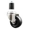 Service Caster 3.5 Inch 316SS Hard Rubber Wheel Swivel 1-3/4 Inch Expanding Stem Caster SCC SCC-SS316EX20S3514-HRS-134 - alternate 1