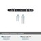 Amerock Carrione 3 inch 76mm Center-to-Center Marble Black/Polished Nickel Cabinet Pull BP36639MBKPN - alternate 3