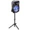 Trexonic Combination 12 Inch Portable Speaker and Tripod Stand with Reactive Lights TRX-12D - alternate 8