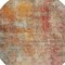Homeroots 8' Tan Copper And Terra Cotta Round Abstract Washable Indoor Outdoor Area Rug 606118 - alternate 8