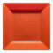 Smarty Had A Party 6.5" Burnt Orange Square Plastic Cake Plates (120 Plates), 120PK 9906-CASE - alternate 1