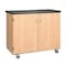 Diversified Spaces Mobile Tote Storage Cabinet, Wood, 176 lb. 4751K - alternate 1