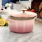Crock-Pot Artisan 2 Piece 3 Quarts Enamled Cast Iron Dutch Oven in Blush Pink 124969.02 - alternate 8