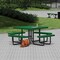 Leisure Craft Square Portable Picnic Table, Green, 46 in L T46SQP-GREEN - alternate 7