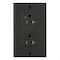 Leviton SmartlockPro GFCI 20A HG/TR/PI Black GFTR2-HFE - alternate 1
