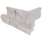 Msi Iceland Gray  Splitface Ledger Corner 6 in.  X 18 in.  Natural Travertine Wall Tile, 4PK ZOR-PNL-0137 - alternate 1