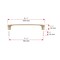 Richelieu 7 9/16-inch (192 mm) Center to Center Champagne Bronze Contemporary Cabinet Pull BP7345192CHBRZ - alternate 7