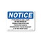 Signmission OSHA Notice Sign, 12" Height, Aluminum, If You Would Like A Copy Of The Notice Of Sign, Landscape OS-NS-A-1218-L-13639 - alternate 1