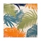 World Rug Gallery Amalfi Contemporary Tropical Floral Indoor/Outdoor Area Rug 2 ft x 3 ft Multi 8013MULTI2X3 - alternate 4