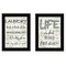 Homeroots Set Of Two Loads of Fun 2 Black Framed Print Bathroom Wall Art, 2PK 407107 - alternate 1