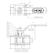 Hoke 7500 Series 2-Piece Standard Port Ball Valves, 2in FNPT x 2in FNPT, 2000 PSI 7510F32Y - alternate 4