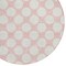 Homeroots 8' Pink And Gray Round Polka Dot Washable Indoor Outdoor Area Rug 595267 - alternate 6