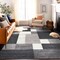 World Rug Gallery Contemporary Modern Geometric Boxes Design Non-Slip Area Rug 9 ft x 12 ft Gray 506GRAY9X12 - alternate 4