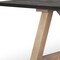 Homeroots 96" Black and Brown Solid Wood Double Pedestal Base Dining Table 722713 - alternate 7