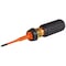 Klein Tools Flip-Blade Insulated Screwdriver, 2-in1, Ph Bit No 1, Sl Bit 3/16-Inch 32286 - alternate 1