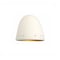 Luxury Lighting Jaken 9.5 in Tall Dome Ceramic Outdoor Wall Light, Paintable White Bisque Finish, 2PK (2) 455W-06-W-7 - alternate 3