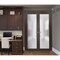 Sartodoors French Lite 36x80 Planum 2102 Chocolate Ash Frames Trims Satin Nickel Hardware Hall Core Wooden s PLANUM2102DD-CA-36 - alternate 1