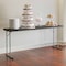 Flash Furniture 18 W, 70.8 L, 29 H, Metal, Plastic, Plastic: Polyethylene Top, Black RB-1872-BK-GG - alternate 19