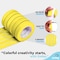 Enday Masking Tape, 1" x 60 Yards, Yellow, 6PK 8139-6 - alternate 6