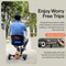 Superhandy 3 Wheel Folding Mobility Scooter Electric Powered Max Load of 275lbs GUT112 - alternate 7