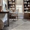 World Rug Gallery Contemporary Distressed Geometric Area Rug 5 ft x 7 ft Cream WR93CREAM5X7 - alternate 8