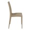 Leisuremod Mace Stackable Polypropylene Dining Chair, 275 lb Capacity, Weather-Resistant, 4PK MC19TP4 - alternate 9