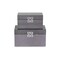Homeroots Set of Two Gray Wooden Boxes, 2PK 399677 - alternate 7