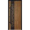 Vdomdoors Steel Door Deux 6678 Natural Oak Entry Door Painted W36xH80 Right hand Inswing DEUX6678EXD-OAK-W36 x H80-RH-I - alternate 1