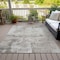 Homeroots 8' X 10' Beige And Gray Abstract Washable Indoor Outdoor Area Rug 602686 - alternate 8